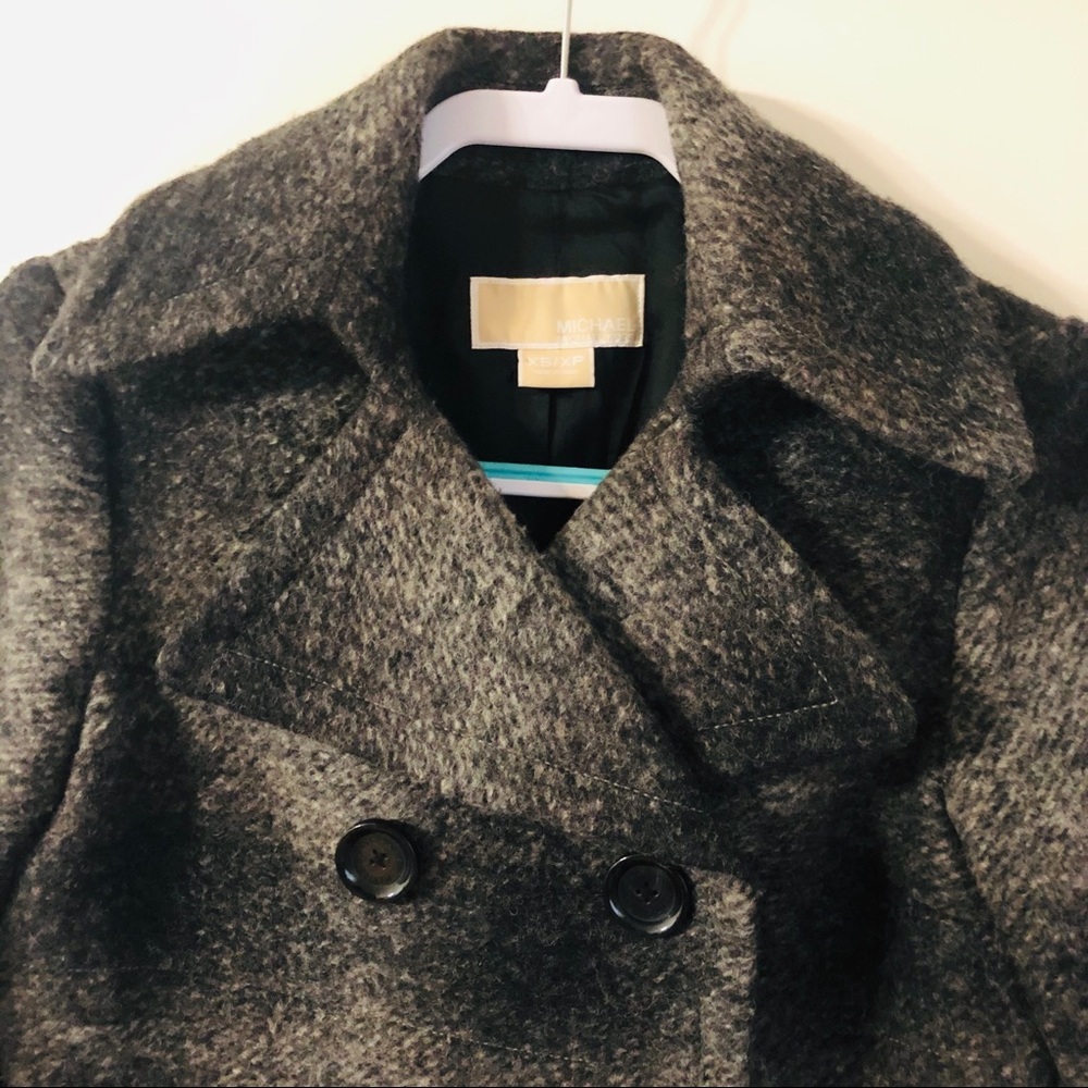 Michael Kors Wool-Blend Pea Coat - Picture 6 of 7
